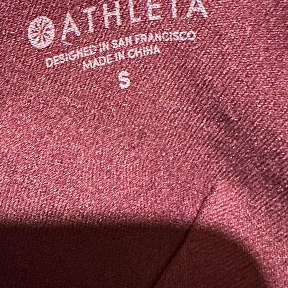 ATHLETA Plum Purple Cross Back Blousy Bra Size Tankini Top size small - Picture 11 of 13